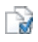 Blue copy icon