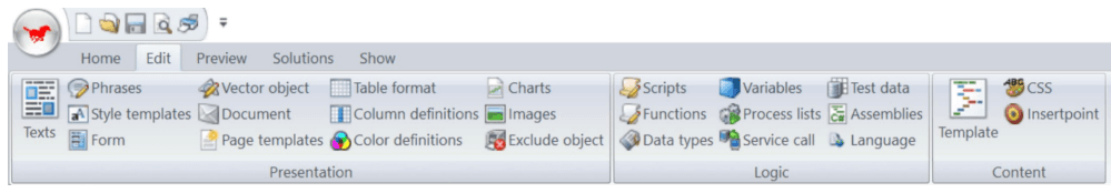 Edit Tab