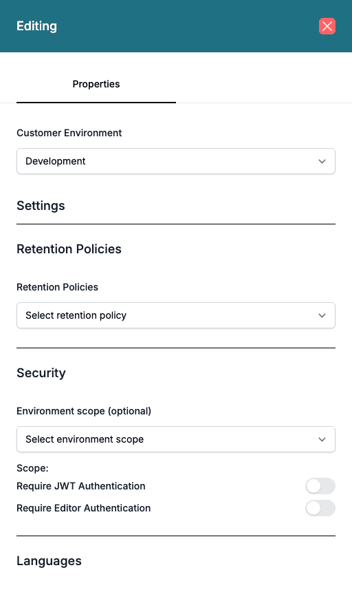 New WebEditor setting