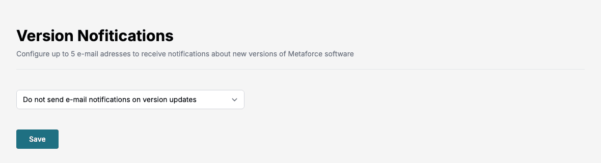 Customer notifications