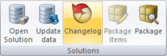 Changelog in menu