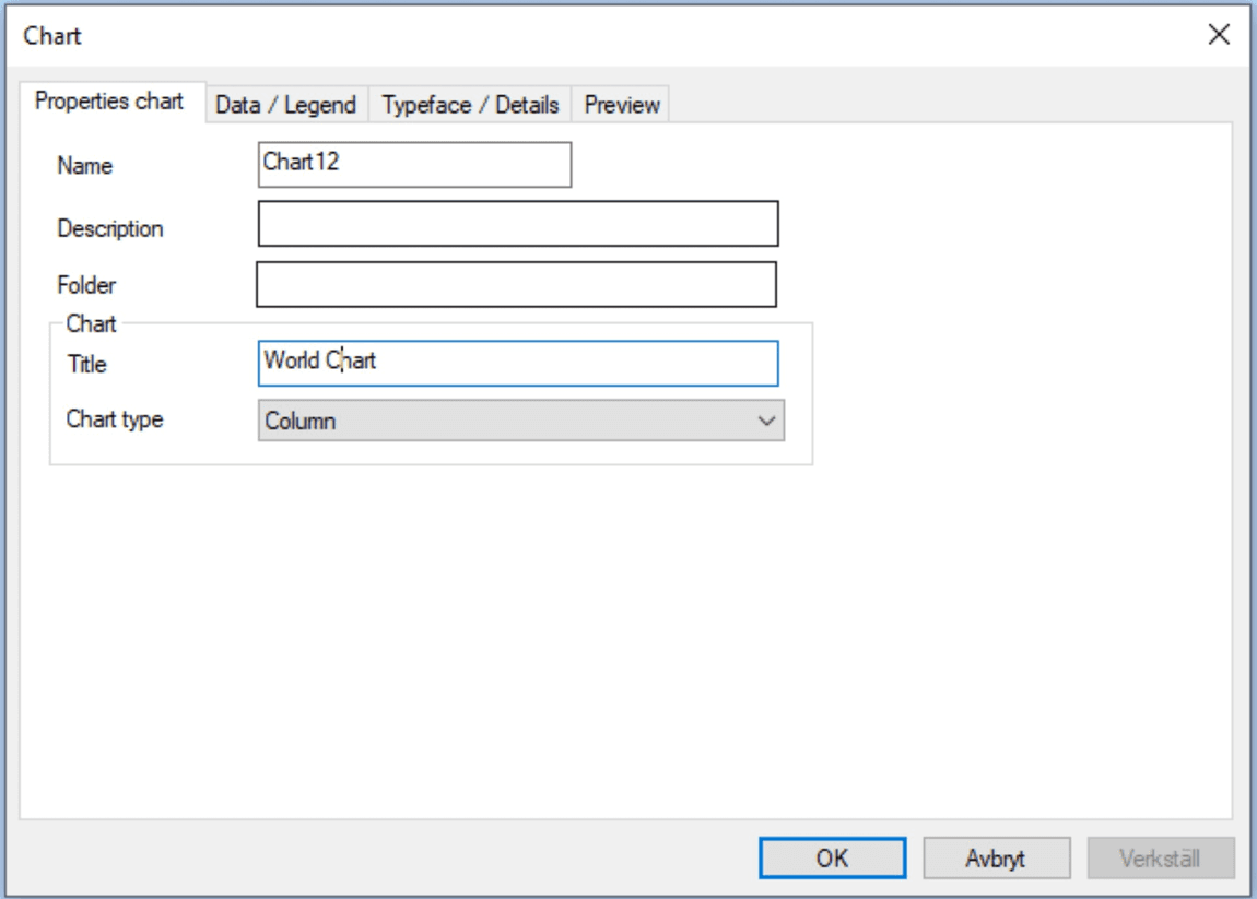 Chart Dialog