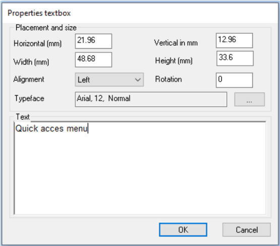 Textbox Properties