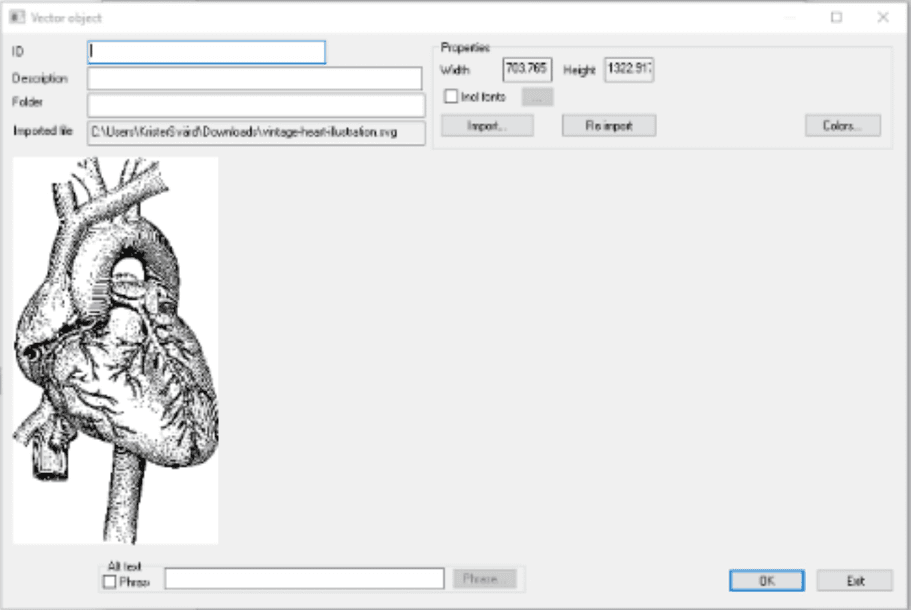 Vector object